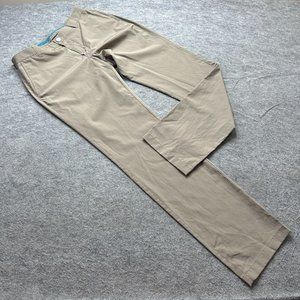 Bonobos Highland Slim Fit Khaki Tech Golf Pants Men 33 x 34 Beige 17901 Tapered